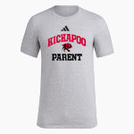 KICKAPOO HIGH SCHOOL PANTHERS <span class="pdp-name-mascot">KICKAPOO AREA PANTHERS</span> adidas Men's Short Sleeve Pregame Tee Front Thumbnail