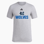 Mason Creek Wolves <span class="pdp-name-mascot">Mason Creek Wolves</span> adidas Men's Short Sleeve Pregame Tee Front Thumbnail