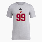 Riverdale Warriors adidas Men's Short Sleeve Pregame Tee Front Thumbnail