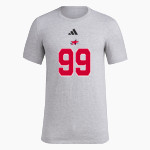 NORTHSIDE HIGH SCHOOL PATRIOTS <span class="pdp-name-mascot">NORTHSIDE PATRIOTS</span> adidas Men's Short Sleeve Pregame Tee Front Thumbnail