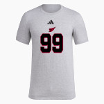 EMINENCE R-1 HIGH SCHOOL REDWINGS <span class="pdp-name-mascot">EMINENCE R-1 REDWINGS</span> adidas Men's Short Sleeve Pregame Tee Front Thumbnail