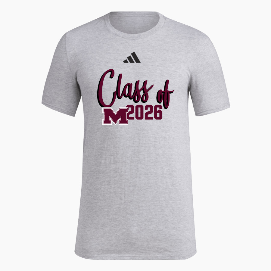 MILLBURY SR HIGH SCHOOL WOOLIES <span class="pdp-name-mascot">MILLBURY MEMORIAL WOOLIES</span> adidas Men's Short Sleeve Pregame Tee