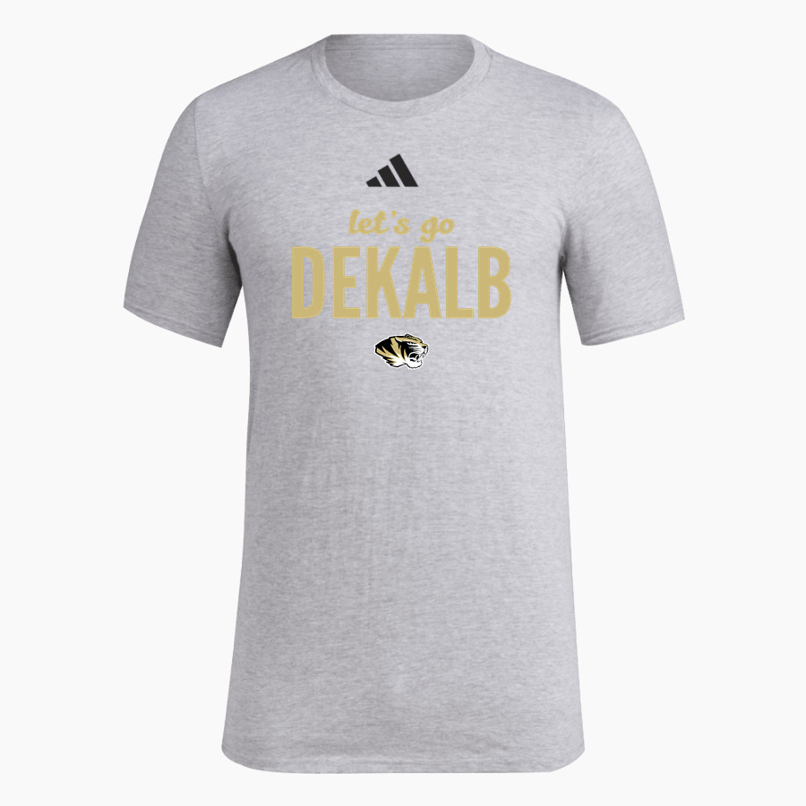 DEKALB HIGH SCHOOL TIGERS <span class="pdp-name-mascot">DEKALB TIGERS</span> adidas Men's Short Sleeve Pregame Tee