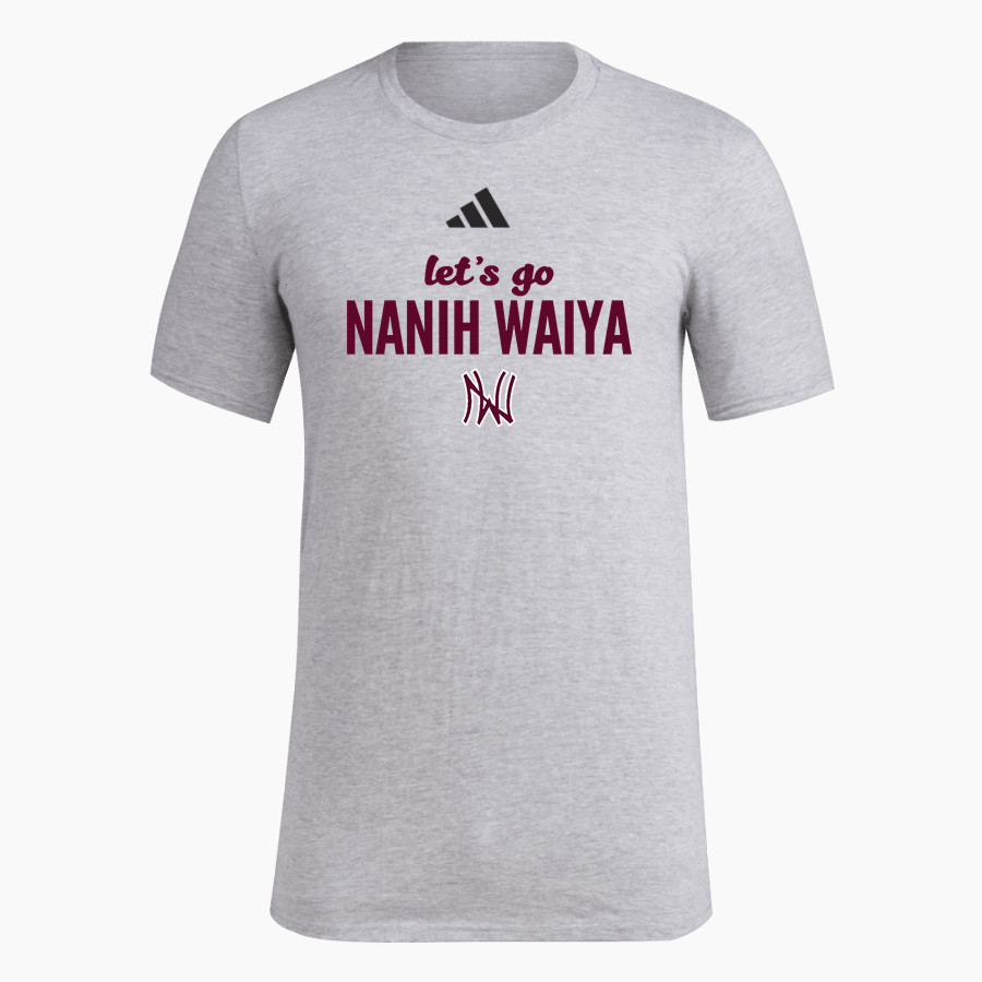 NANIH WAIYA HIGH SCHOOL WARRIORS <span class="pdp-name-mascot">NANIH WAIYA WARRIORS</span> adidas Men's Short Sleeve Pregame Tee