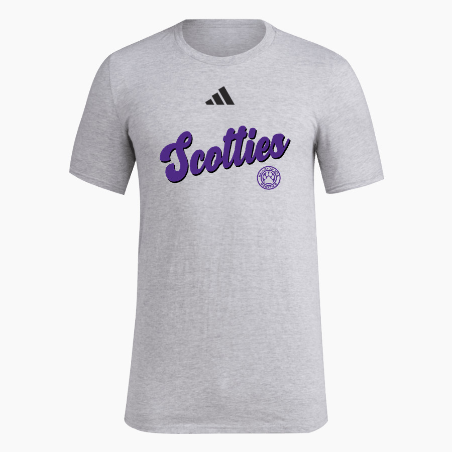 Ballston Spa Scotties The Official Online Store <span class="pdp-name-mascot">Baaston Spa Scotties</span> adidas Men's Short Sleeve Pregame Tee