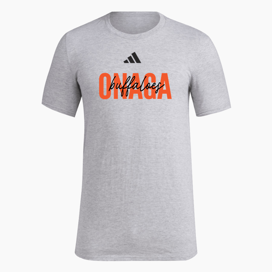 ONAGA HIGH SCHOOL BUFFALOES <span class="pdp-name-mascot">ONAGA BUFFALOES</span> adidas Men's Short Sleeve Pregame Tee