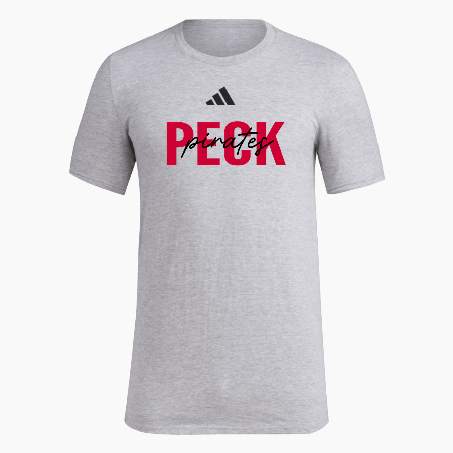 PECK COMMUNITY Pirates <span class="pdp-name-mascot">PECK COMMUNITY SCHOOLS Pirates</span> adidas Men's Short Sleeve Pregame Tee