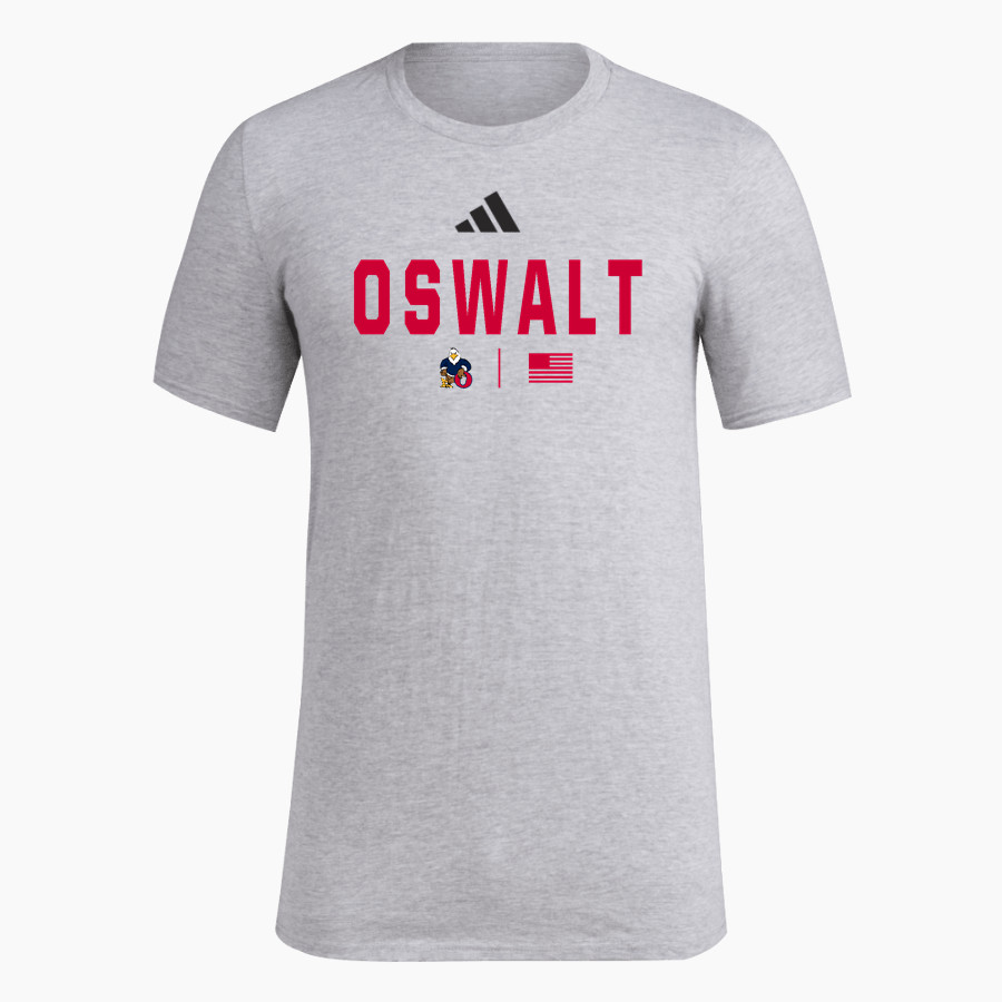 Oswalt Eagles <span class="pdp-name-mascot">Oswalt Academy Eagles</span> adidas Men's Short Sleeve Pregame Tee