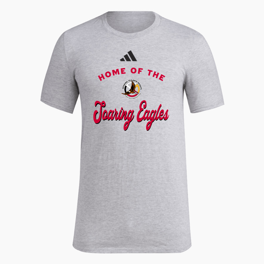Hannahville Soaring Eagles <span class="pdp-name-mascot">Hannahville Indian School Eagles</span> adidas Men's Short Sleeve Pregame Tee