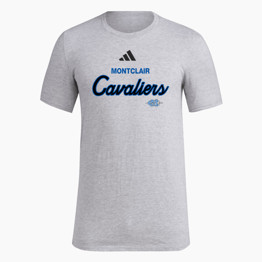 MONTCLAIR HIGH SCHOOL CAVALIERS <span class="pdp-name-mascot">MONTCLAIR CAVALIERS</span> adidas Men's Short Sleeve Pregame Tee