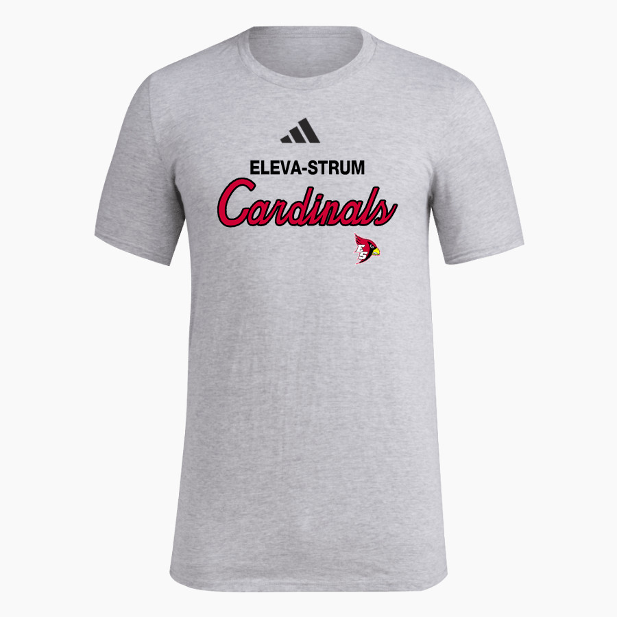 Eleva-Strum Cardinals adidas Men's Short Sleeve Pregame Tee