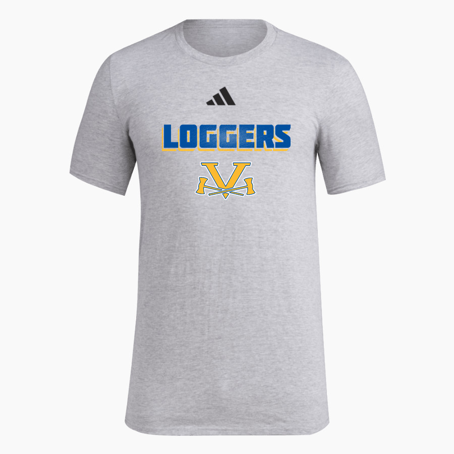 Vernonia Loggers <span class="pdp-name-mascot">Vernonia Loggers</span> adidas Men's Short Sleeve Pregame Tee