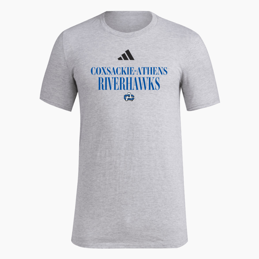 Coxsackie-Athens High School Riverhawks official sideline store <span class="pdp-name-mascot">Coxsackie-Athens Riverhawks</span> adidas Men's Short Sleeve Pregame Tee