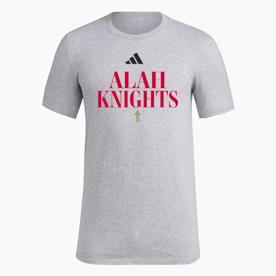 ALAH HIGH SCHOOL KNIGHTS <span class="pdp-name-mascot">ARTHUR KNIGHTS</span> adidas Men's Short Sleeve Pregame Tee