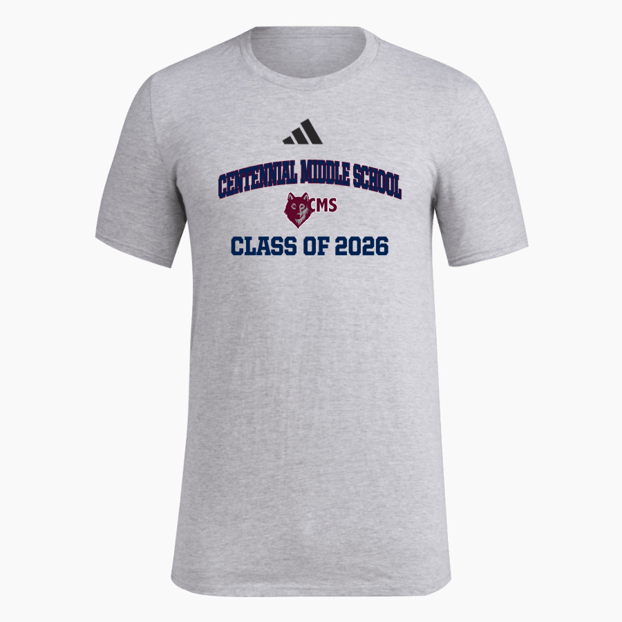 Centennial Middle School Timberwolves <span class="pdp-name-mascot">Centennial Middle School Wolves</span> adidas Men's Short Sleeve Pregame Tee