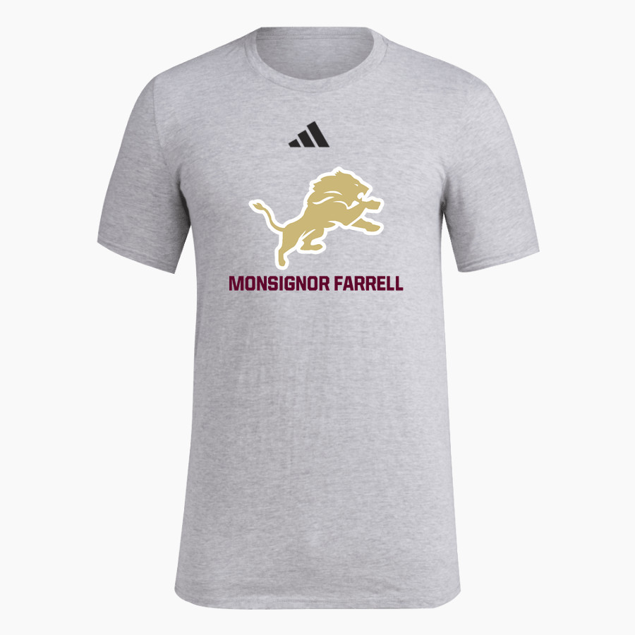 Monsignor Farrell The Official Store of the Lions <span class="pdp-name-mascot">Monsignor Farrell Lions</span> adidas Men's Short Sleeve Pregame Tee