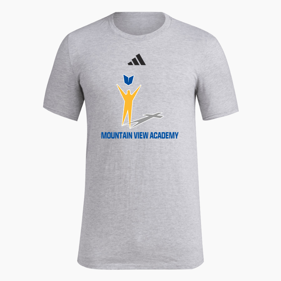 Mountain View Academy Mustangs <span class="pdp-name-mascot">Mountain View Academy Mustangs</span> adidas Men's Short Sleeve Pregame Tee