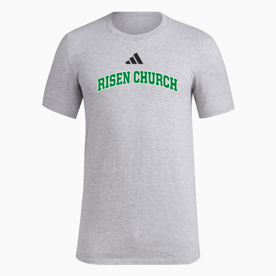 Risen Church <span class="pdp-name-mascot">Risen Church</span> adidas Men's Short Sleeve Pregame Tee