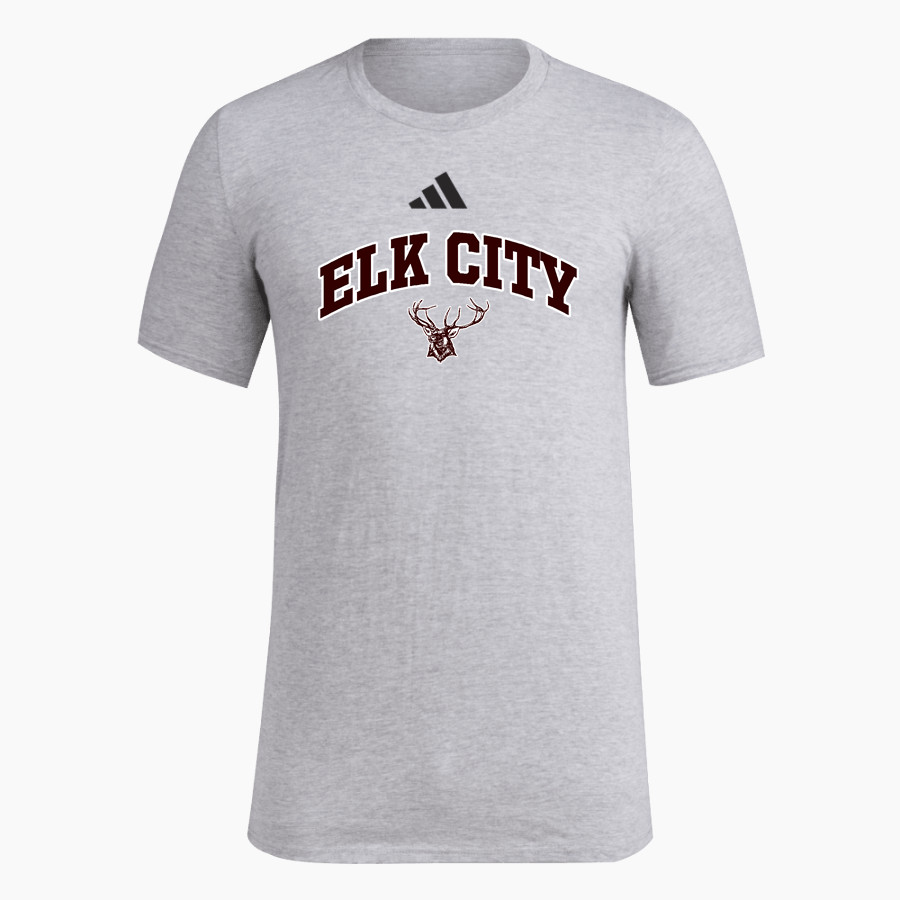 Elk City Elks <span class="pdp-name-mascot">Elk City Elks</span> adidas Men's Short Sleeve Pregame Tee
