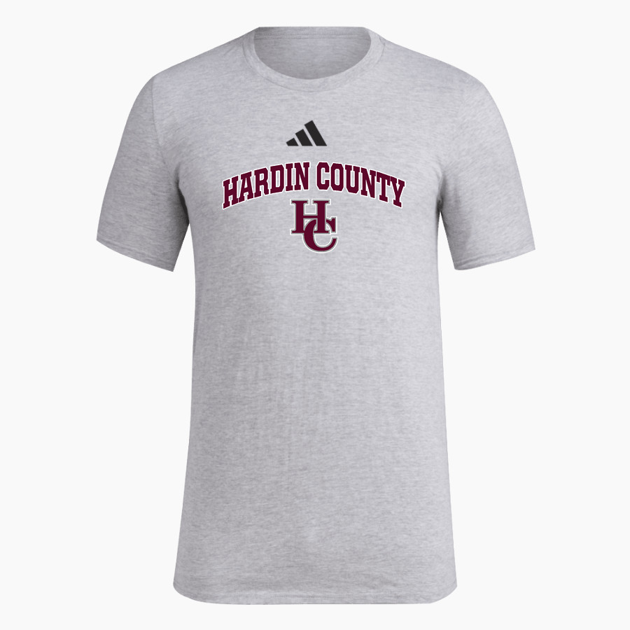 HARDIN COUNTY HIGH SCHOOL TIGERS <span class="pdp-name-mascot">HARDIN COUNTY TIGERS</span> adidas Men's Short Sleeve Pregame Tee