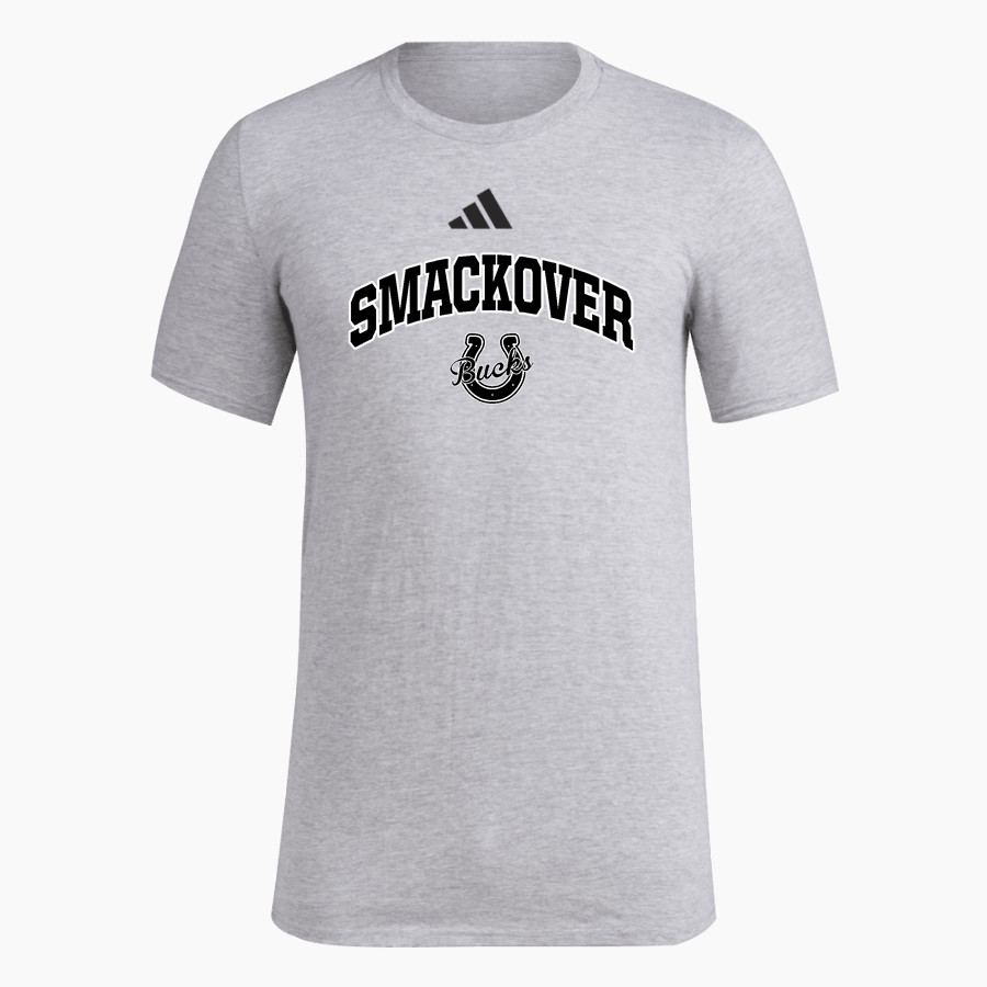 SMACKOVER HIGH SCHOOL BUCKAROOS <span class="pdp-name-mascot">SMACKOVER BUCKAROOS</span> adidas Men's Short Sleeve Pregame Tee