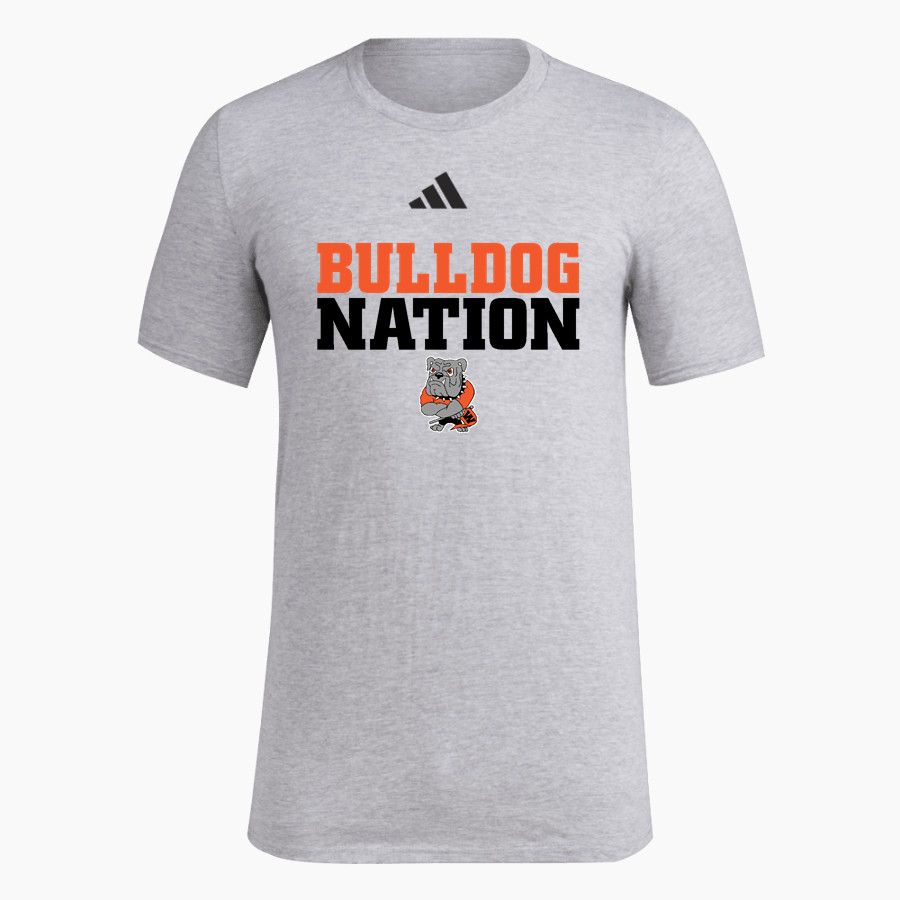 WATERLOO HIGH SCHOOL BULLDOGS <span class="pdp-name-mascot">WATERLOO BULLDOGS</span> adidas Men's Short Sleeve Pregame Tee