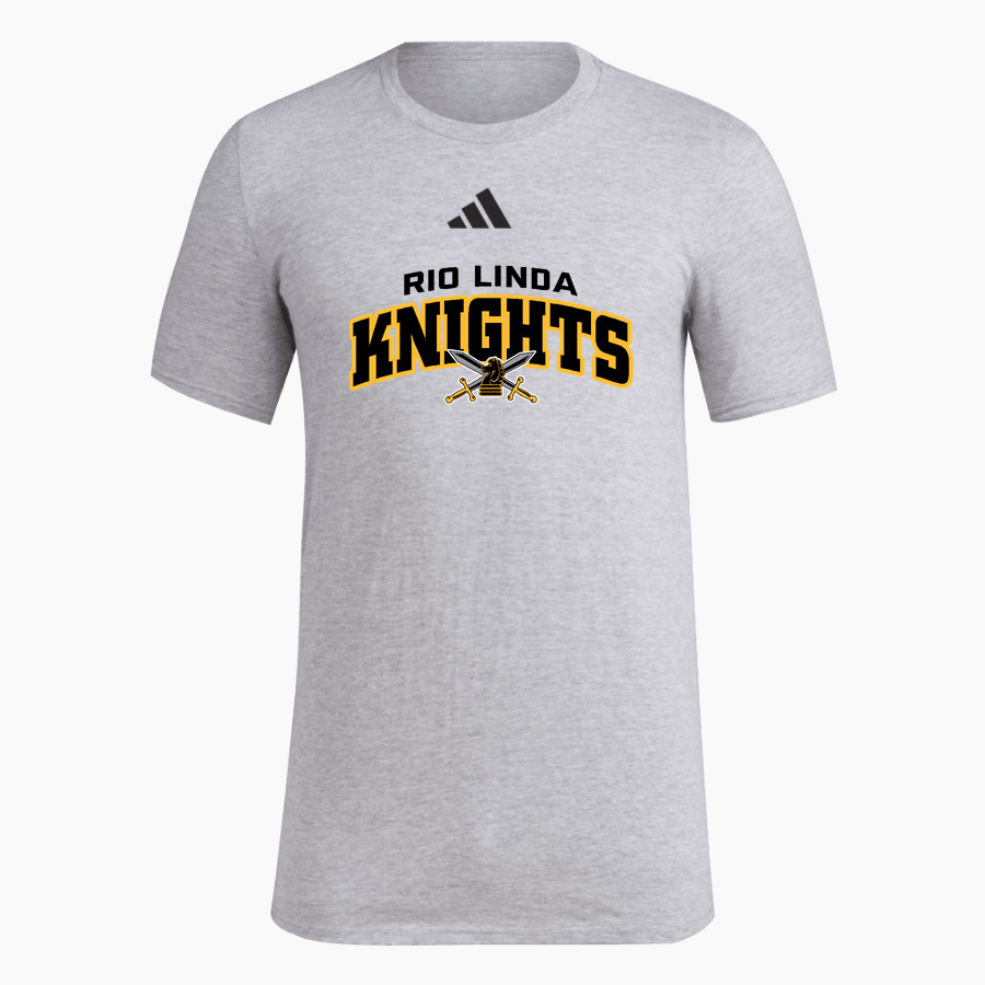 RIO LINDA HIGH SCHOOL KNIGHTS <span class="pdp-name-mascot">RIO LINDA KNIGHTS</span> adidas Men's Short Sleeve Pregame Tee