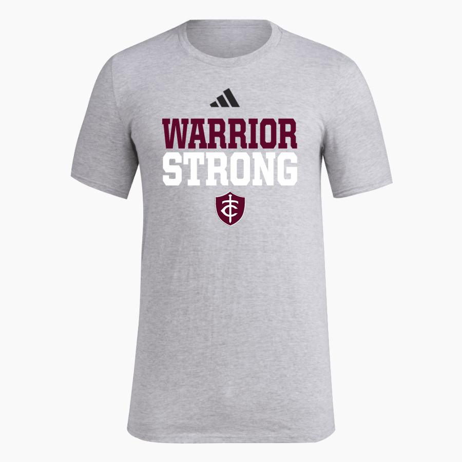 Trinity Warriors <span class="pdp-name-mascot">Trinity Christian Warriors</span> adidas Men's Short Sleeve Pregame Tee