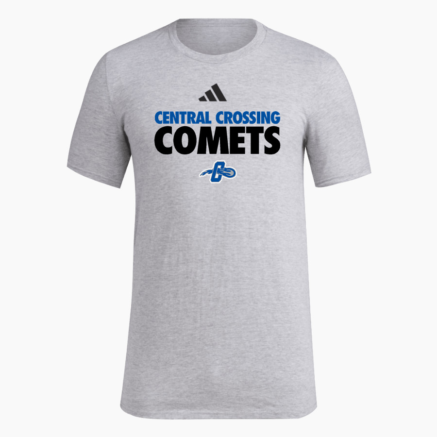CENTRAL CROSSING HIGH SCHOOL COMETS <span class="pdp-name-mascot">CENTRAL CROSSING COMETS</span> adidas Men's Short Sleeve Pregame Tee