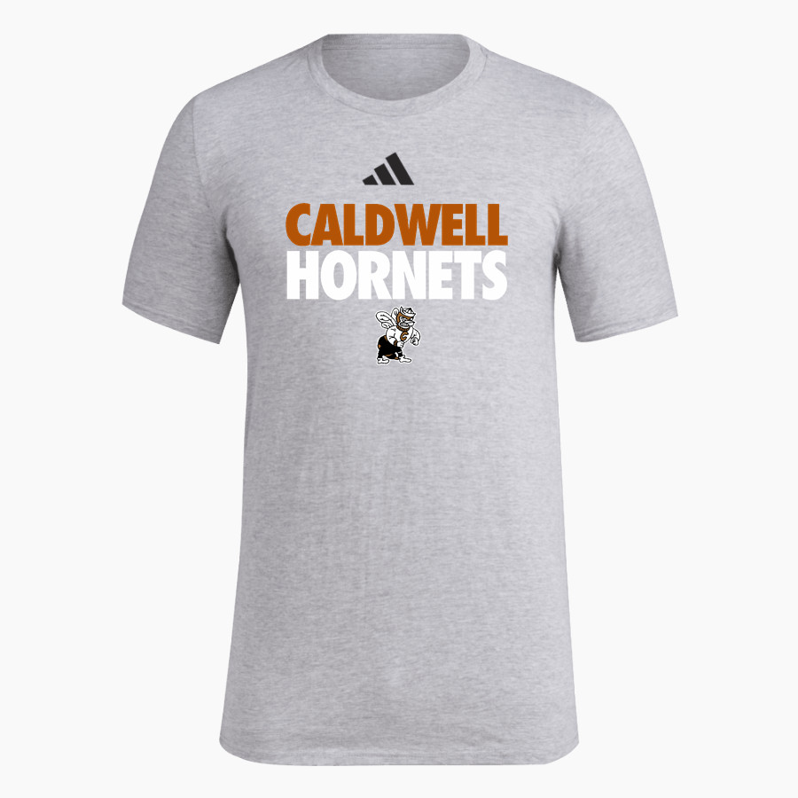 CALDWELL HIGH SCHOOL HORNETS <span class="pdp-name-mascot">CALDWELL HORNETS</span> adidas Men's Short Sleeve Pregame Tee