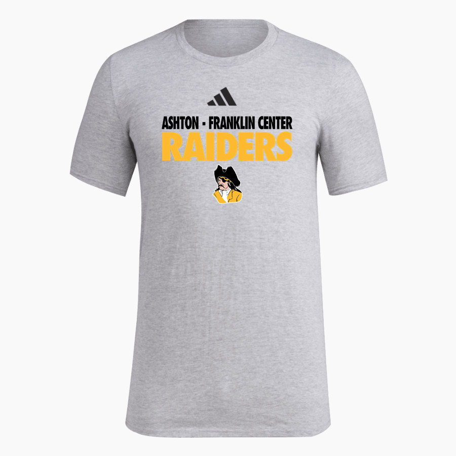 ASHTON-FRANKLIN CENTER H S RAIDERS <span class="pdp-name-mascot">ASHTON - FRANKLIN RAIDERS</span> adidas Men's Short Sleeve Pregame Tee
