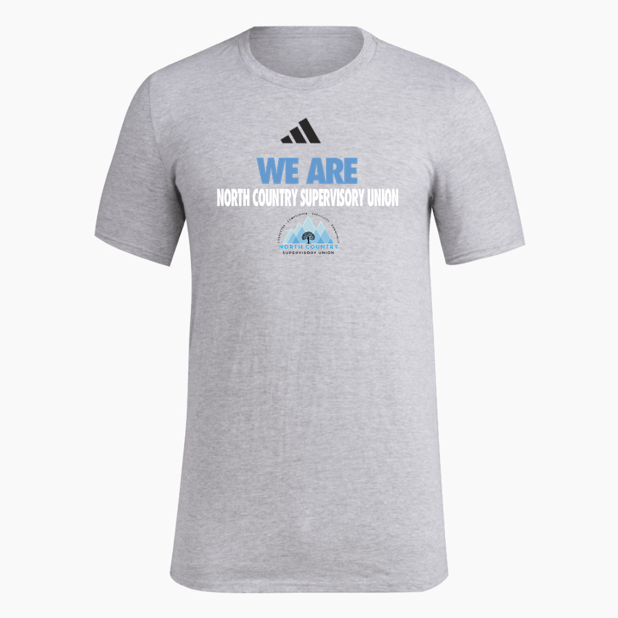 North Country Supervisory Union NCSU <span class="pdp-name-mascot">North Country Supervisory Union</span> adidas Men's Short Sleeve Pregame Tee