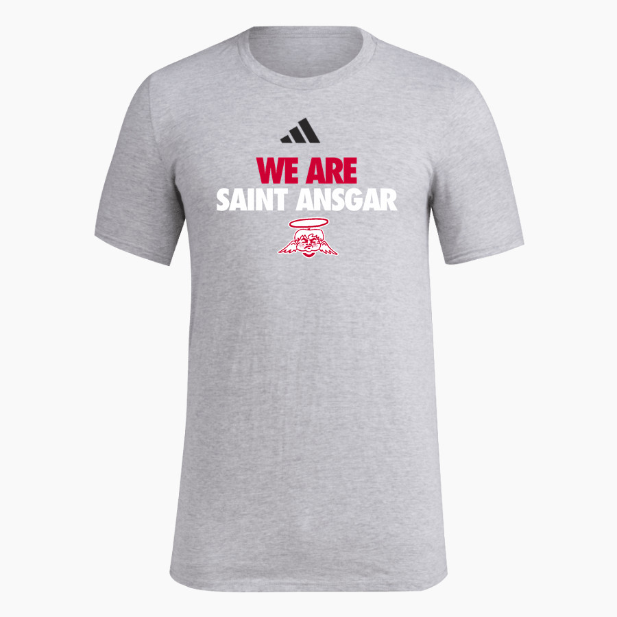 SAINT ANSGAR HIGH SCHOOL SAINTS <span class="pdp-name-mascot">SAINT ANSGAR SAINTS</span> adidas Men's Short Sleeve Pregame Tee