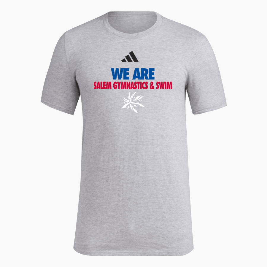 Salem Gymnastics & Swim Salem Gymnastics <span class="pdp-name-mascot">Salem Gymnastics & Swim</span> adidas Men's Short Sleeve Pregame Tee