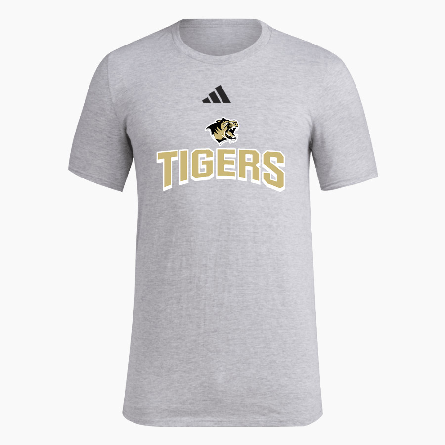 BENTONVILLE HIGH SCHOOL TIGERS <span class="pdp-name-mascot">BENTONVILLE TIGERS</span> adidas Men's Short Sleeve Pregame Tee