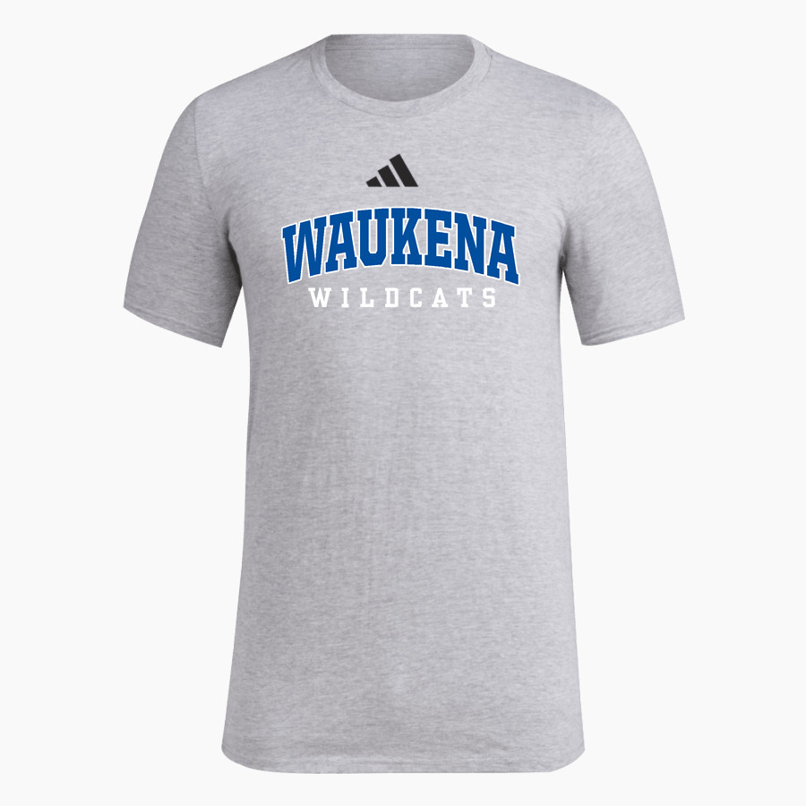 Waukena Wildcats <span class="pdp-name-mascot">Waukena Joint Union Elementary Wildcats</span> adidas Men's Short Sleeve Pregame Tee