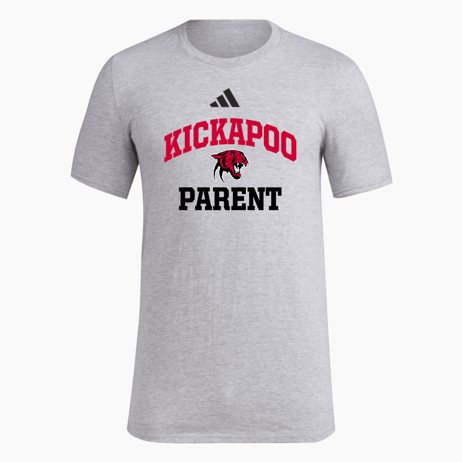 KICKAPOO HIGH SCHOOL PANTHERS <span class="pdp-name-mascot">KICKAPOO AREA PANTHERS</span> adidas Men's Short Sleeve Pregame Tee
