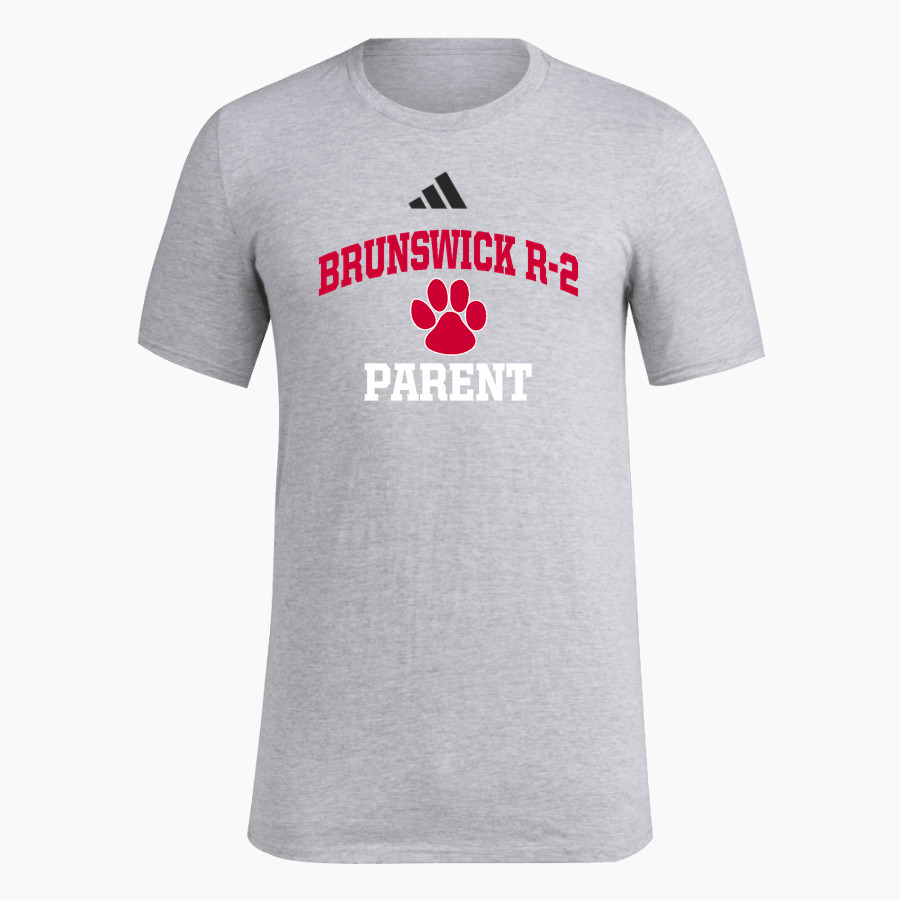 BRUNSWICK R-2 HIGH SCHOOL WILDCATS adidas Men's Short Sleeve Pregame Tee