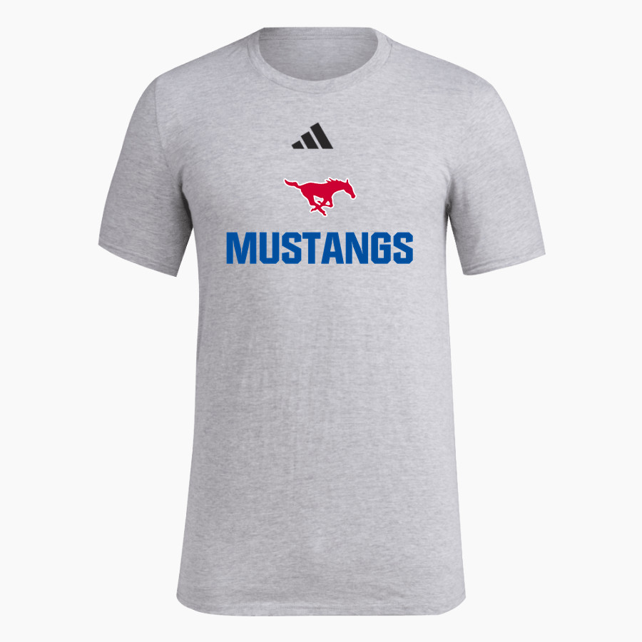 ARKOMA HIGH SCHOOL MUSTANGS <span class="pdp-name-mascot">ARKOMA MUSTANGS</span> adidas Men's Short Sleeve Pregame Tee