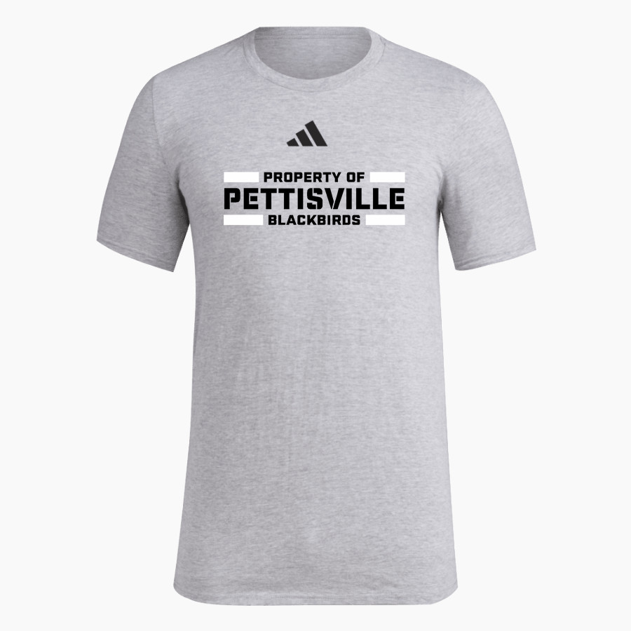 PETTISVILLE BLACKBIRDS ONLINE STORE <span class="pdp-name-mascot">PETTISVILLE BLACKBIRDS</span> adidas Men's Short Sleeve Pregame Tee