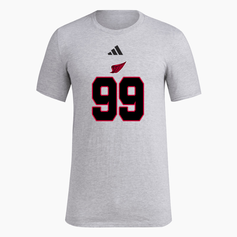 EMINENCE R-1 HIGH SCHOOL REDWINGS <span class="pdp-name-mascot">EMINENCE R-1 REDWINGS</span> adidas Men's Short Sleeve Pregame Tee