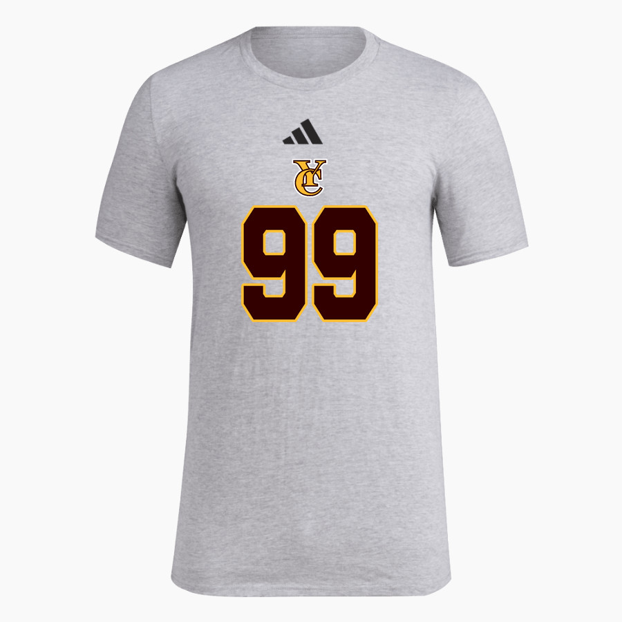 YUBA CITY HIGH SCHOOL HONKERS adidas Men's Short Sleeve Pregame Tee