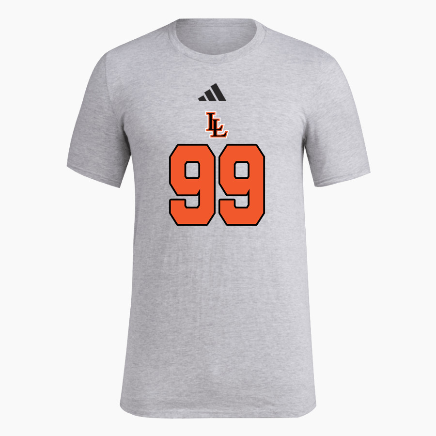 LINDSAY SCHOOL DISTRICT 9 LEOPARDS <span class="pdp-name-mascot">LINDSAY LEOPARDS</span> adidas Men's Short Sleeve Pregame Tee