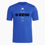 Moanalua Na Menehune adidas Men's Short Sleeve Pregame Tee Front Thumbnail