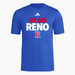 RENO HIGH SCHOOL HUSKIES adidas Men's Short Sleeve Pregame Tee Front Thumbnail