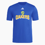 OAKLAND HIGH SCHOOL OAKERS <span class="pdp-name-mascot">OAKLAND OAKERS</span> adidas Men's Short Sleeve Pregame Tee Front Thumbnail
