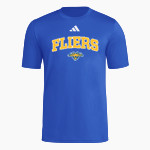CLYDE HIGH SCHOOL FLIERS <span class="pdp-name-mascot">CLYDE FLIERS</span> adidas Men's Short Sleeve Pregame Tee Front Thumbnail