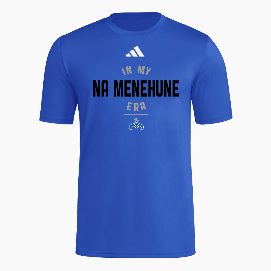 Moanalua Na Menehune adidas Men's Short Sleeve Pregame Tee