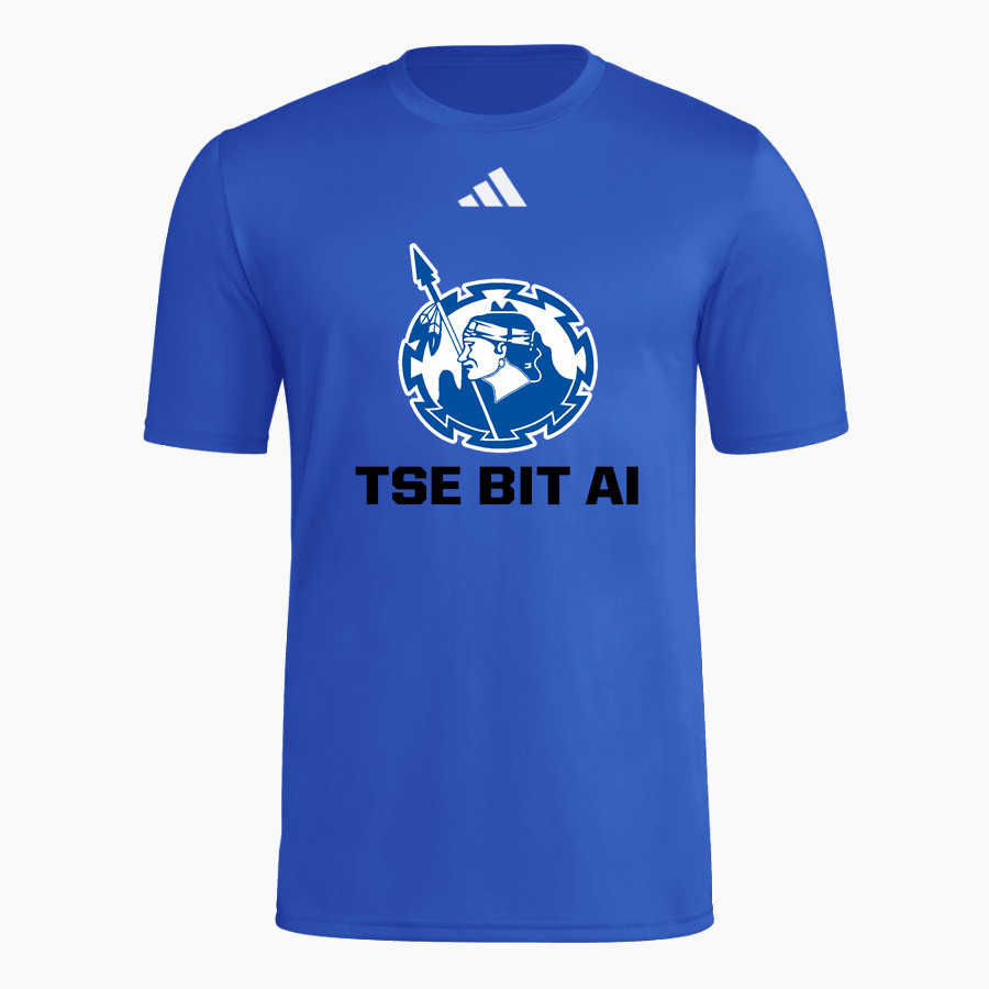 Tse Bit AI Tse Bit AI <span class="pdp-name-mascot">Tse Bit A'I Middle School</span> adidas Men's Short Sleeve Pregame Tee