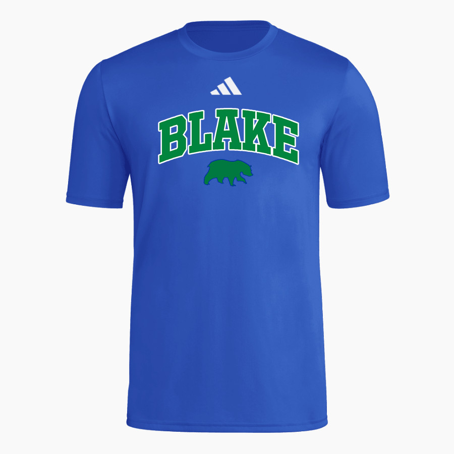 The Blake School BEARS ONLINE STORE <span class="pdp-name-mascot">Blake Bears</span> adidas Men's Short Sleeve Pregame Tee